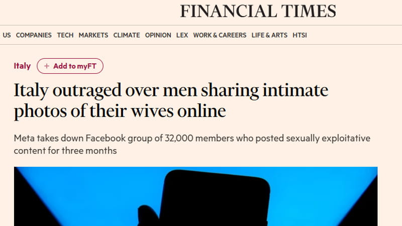 “Il gruppo Facebook Mia moglie come gli stupri a Gisèle Pelicot”, la stampa estera sul caso italiano