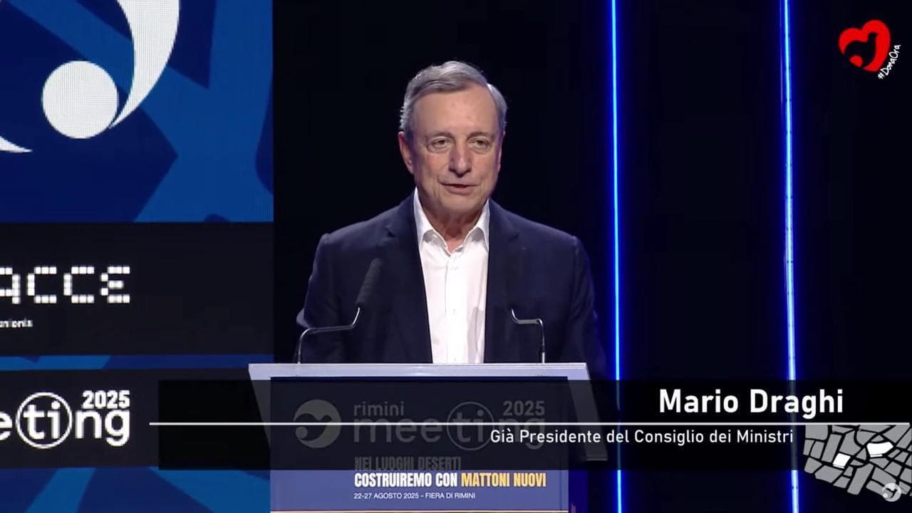 Draghi: "Ue marginale da Gaza a Kiev. Il 2025 è l'anno in cui evapora l'illusione di contare"
