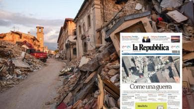 Quell’abbraccio nella notte mentre la nostra Amatrice si sbriciolava