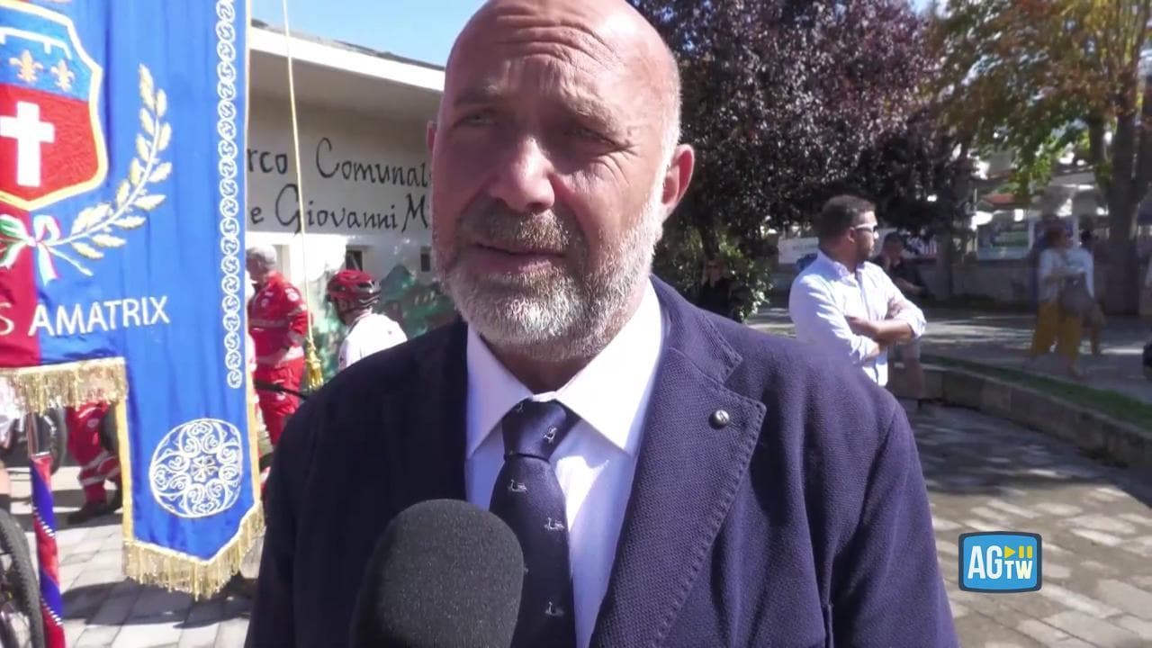 Terremoto Amatrice, la commemorazione. Il sindaco: "I miei figli vivi per miracolo"