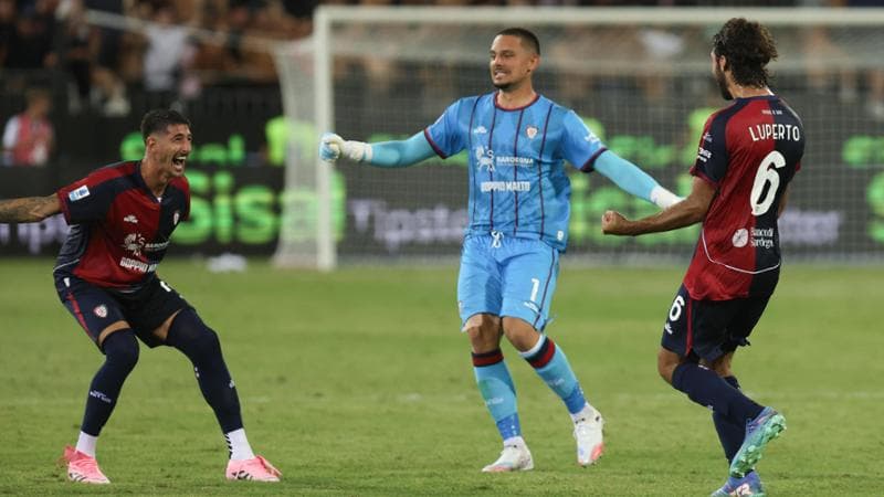 La gioia di Luperto dopo il gol