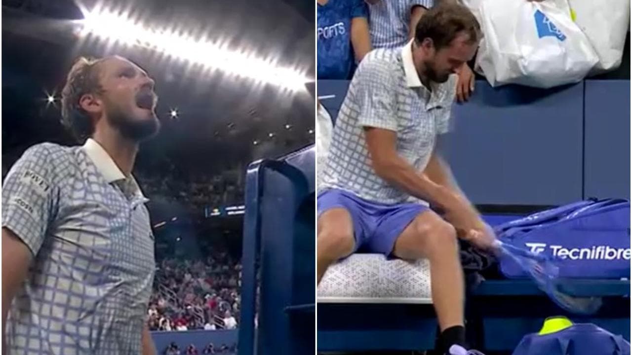 U.S. Open, follia Medvedev: litiga con arbitro e fotografo, perde con Bonzi e sfascia la racchetta