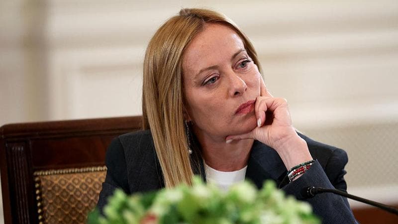 La premier Giorgia Meloni