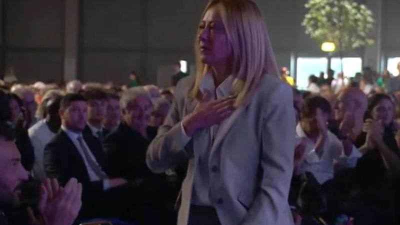 La premier al Meeting