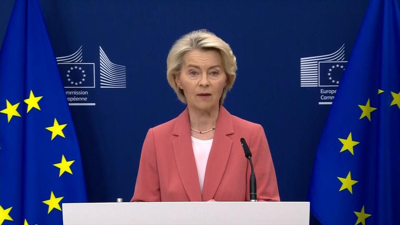 Ucraina, von der Leyen: "Indignata dall'attacco a Kiev, Putin non si fermerà davanti a nulla"