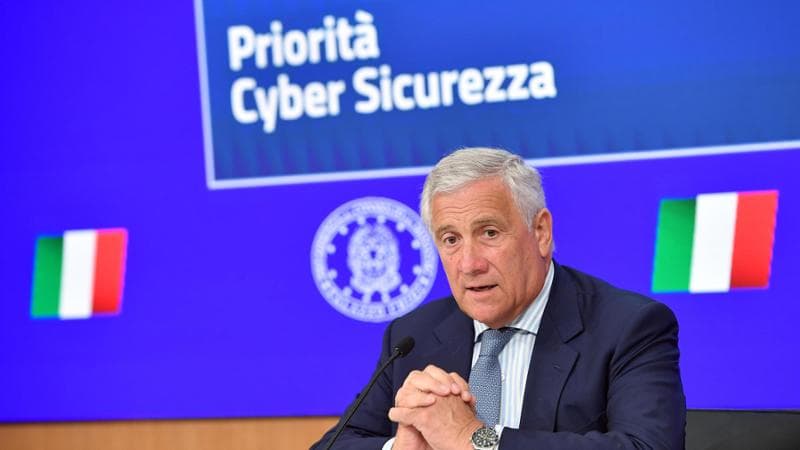 Conferenza stampa del ministro degli Affari Esteri e Cooperazione Internazionale Antonio Tajani dopo il Consiglio dei Ministri sulla riforma del regolamento dell’amministrazione centrale del MAECI, a Palazzo Chigi  
Roma, 28/08/2025
ANSA/FABIO CIMAGLIA


