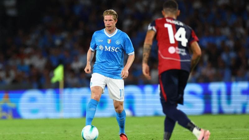 Le pagelle di Napoli-Cagliari: De Bruyne non graffia, Caprile si esalta