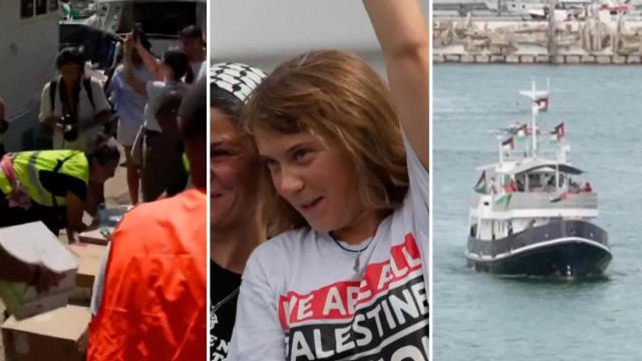 Global Sumud Flotilla, l'emozionante partenza di Greta Thunberg e degli altri attivisti