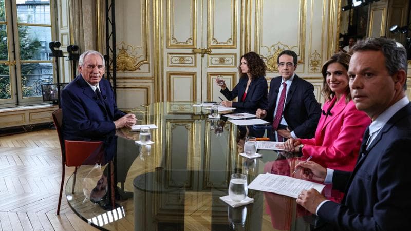 Parigi, 31 agosto: il primo ministro francese François Bayrou