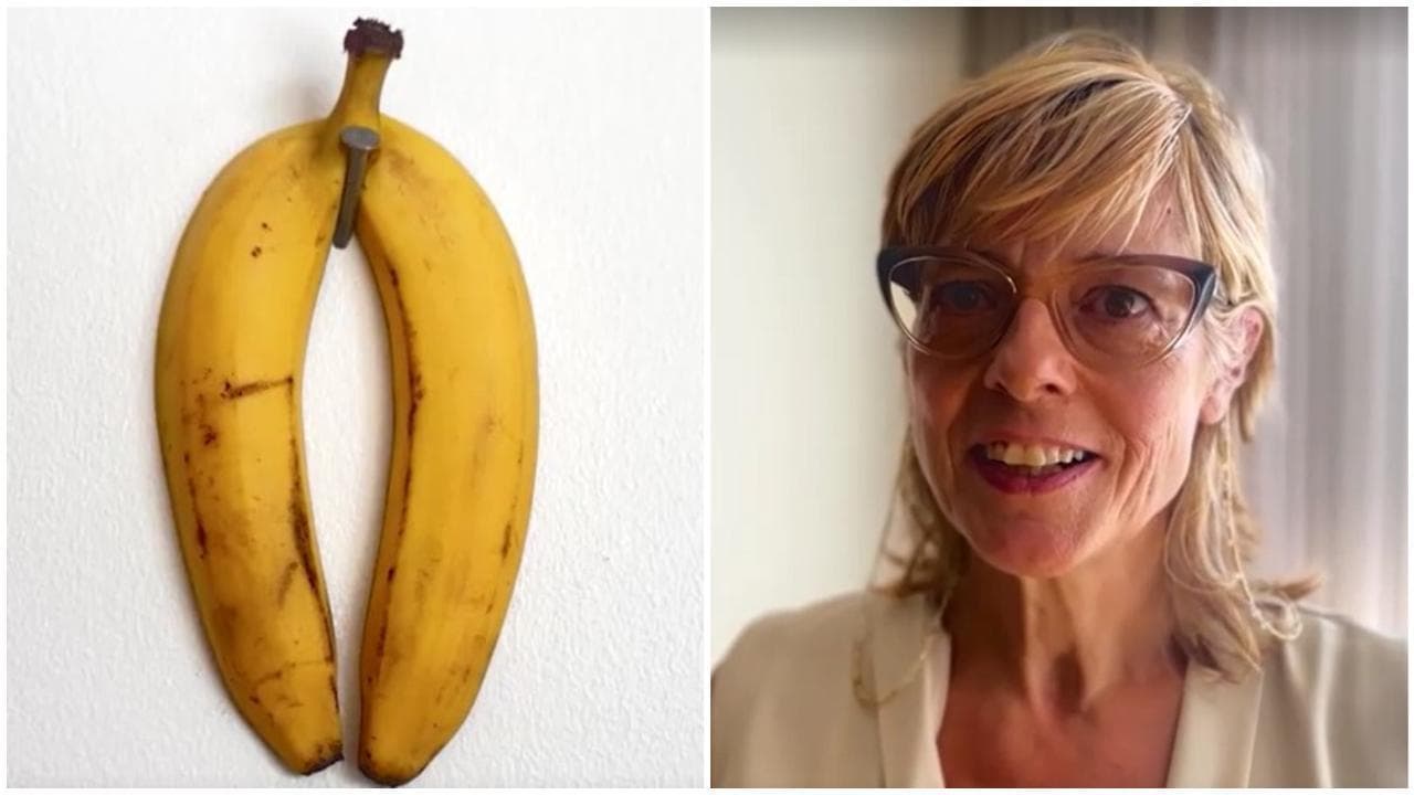 La banana-vulva di Hilden venduta a 13 mila dollari: "Solo il 10% di Cattelan, ecco perché"