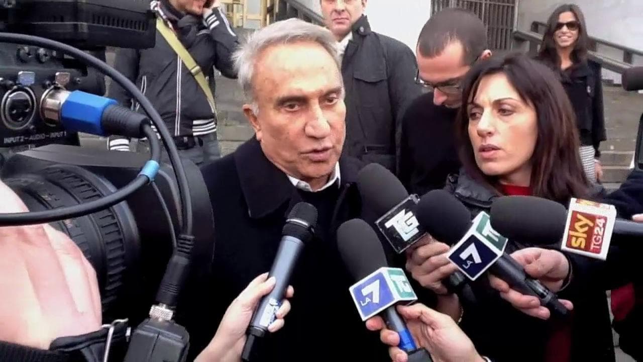 Emilio fede, nel 2012 in aula a Milano per processo Ruby