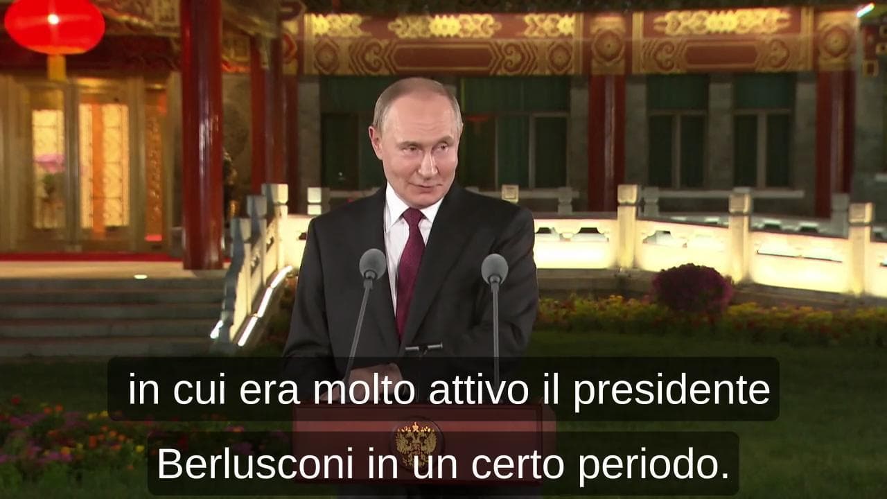 Putin: "Ho parlato con Xi dell'aumento delle aspettative di vita. Su questo era attivo Berlusconi"