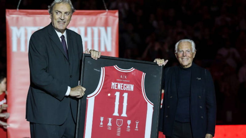 Giorgio Armani, Meneghin: “Ero il suo giocatore preferito. Sarebbe stato un playmaker”