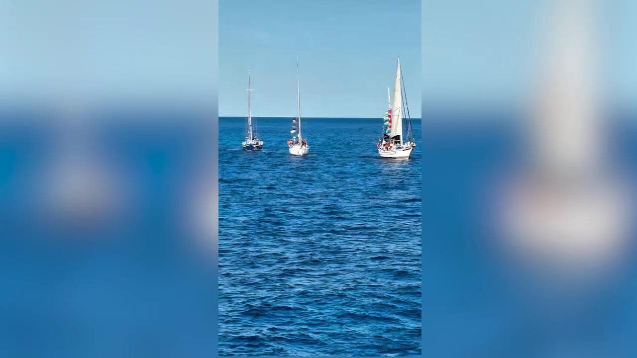 Global Sumud Flotilla: in viaggio verso Gaza le prime barche cariche di aiuti partite da Minorca