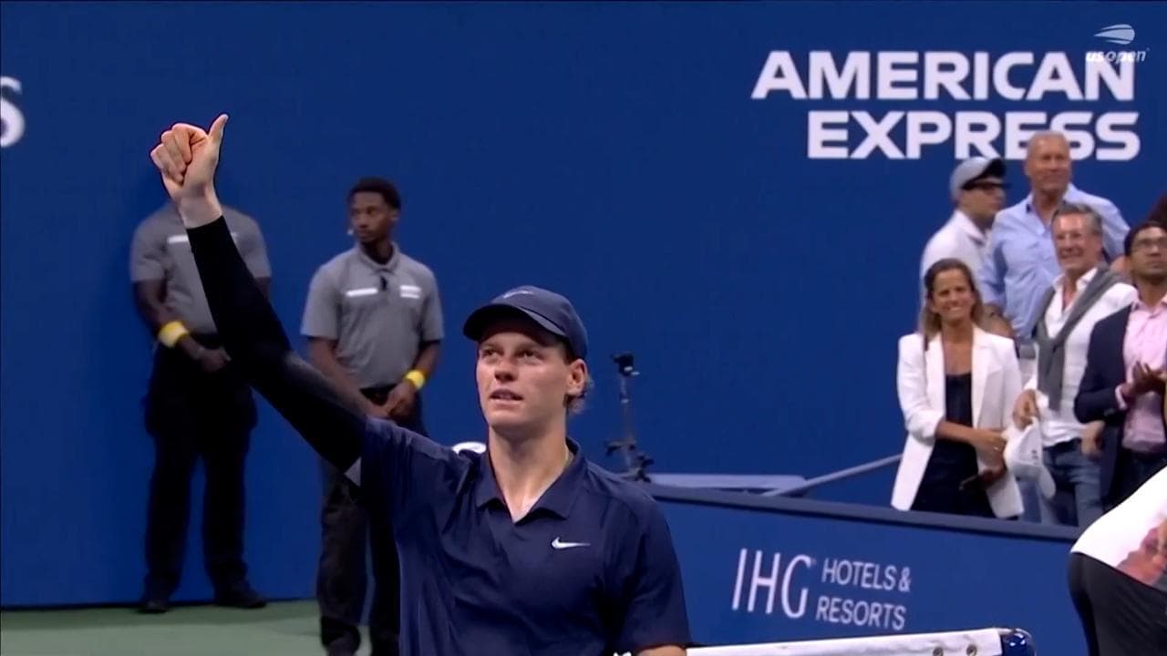 Sinner inarrestabile, il match point che lo porta in finale