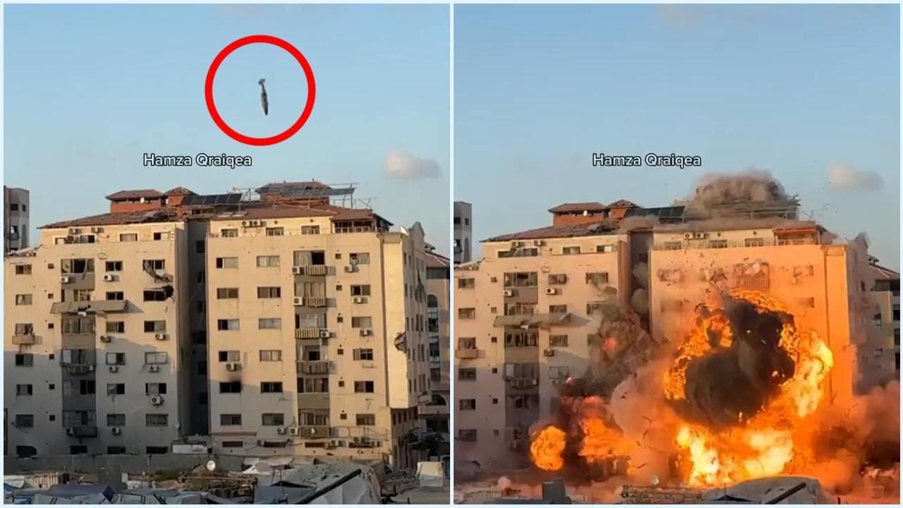 Gaza City, il missile israeliano colpisce una torre residenziale: l'Idf intensifica gli attacchi