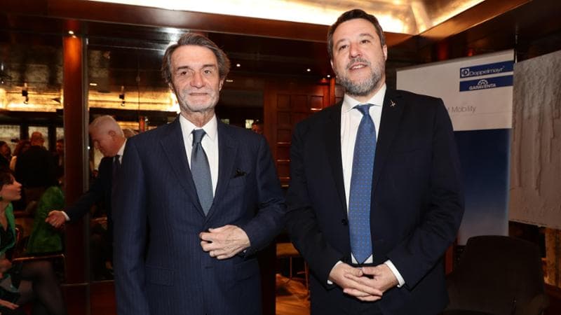 ATTILIO FONTANA PRESIDENTE REGIONE LOMBARDIA
MATTEO SALVINI MINISTRO TRASPORTI