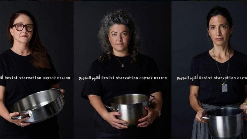 La protesta degli chef israeliani per mandare il cibo nella Striscia: “Non possiamo più tacere”