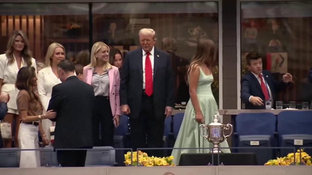 Trump fischiato agli US Open quando appare nello schermo