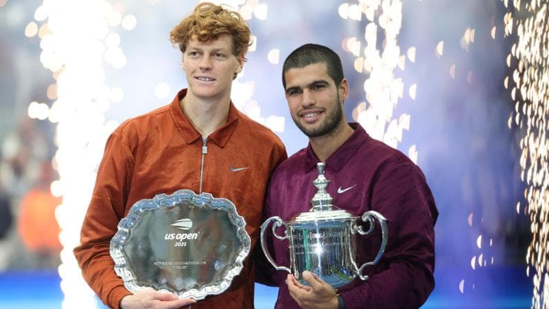 Jannik Sinner e Carlos Alcaraz