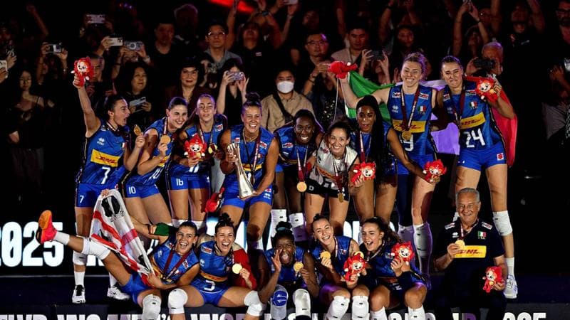 Il campionato mondiale di pallavolo femminile a Bangkok vinto dall'Italia
