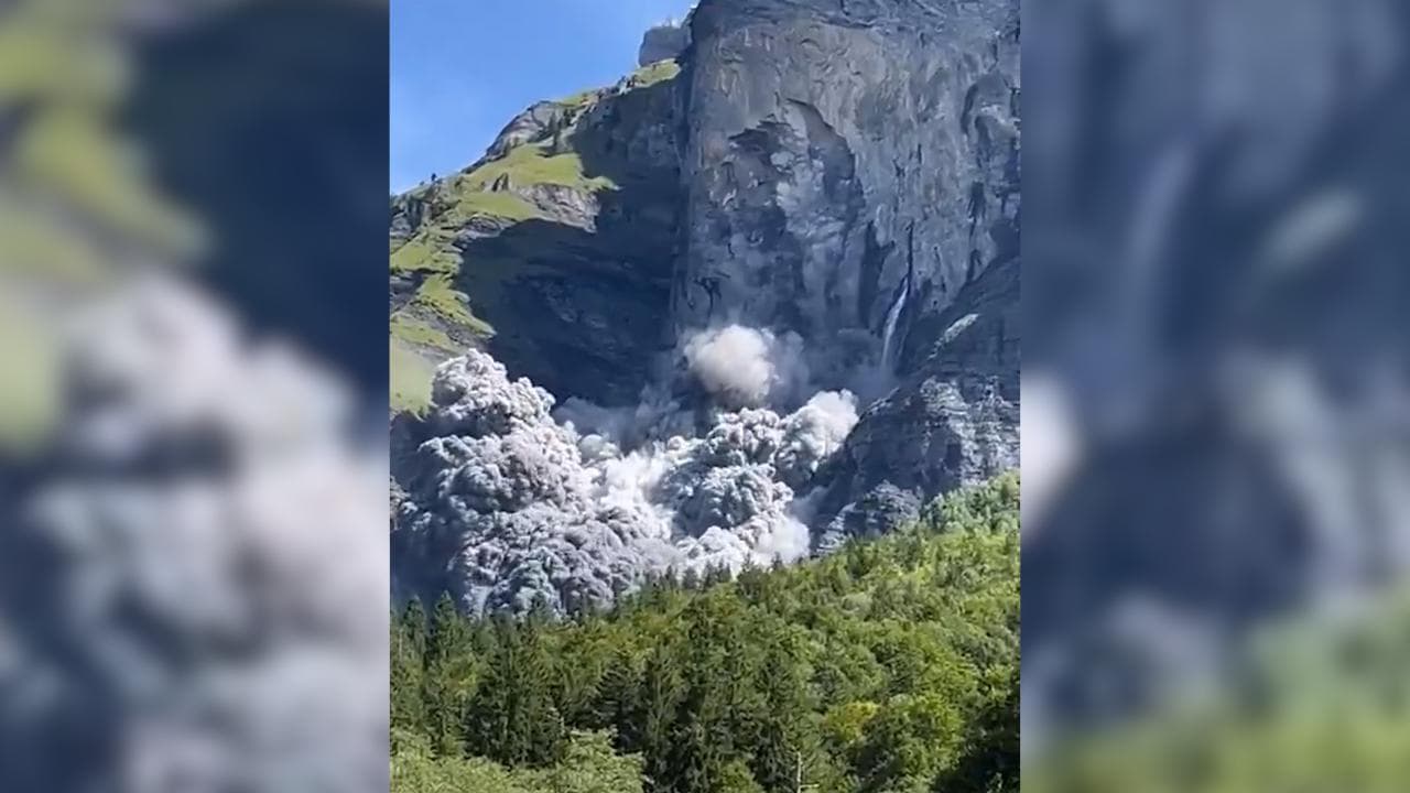 Francia: le impressionanti immagini della frana in Alta Savoia
