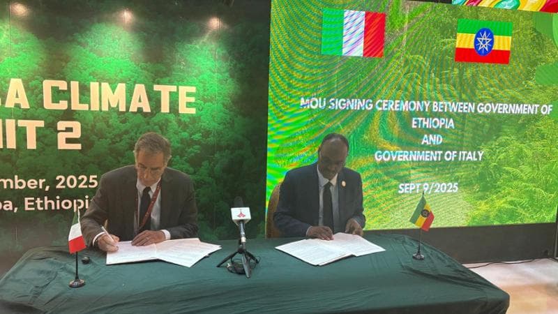 Italia ed Etiopia firmano un accordo per l’Adaptation Hub
