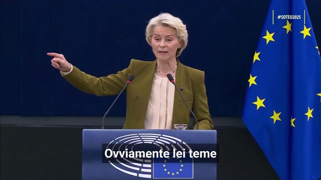 Libera informazione, Von der Leyen fischiata reagisce: "Ovvio, temete centro resilienza democratica"