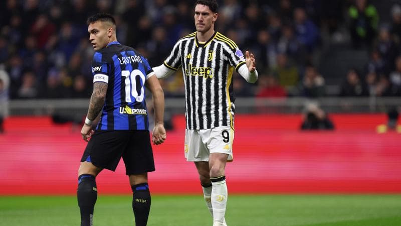 Lautaro Martinez e Dusan Vlahovic