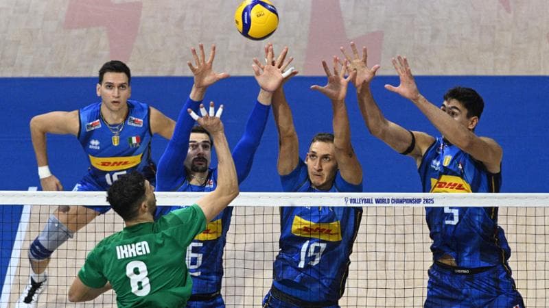 Italia – Algeria 3-0, il Mondiale di volley in diretta: fatica azzurra nel 2° set, poi tutto facile
