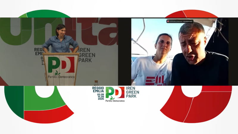 Schlein a Meloni: “Vi batteremo, non ci divideremo”. La Festa dell’Unità si collega con la Flotilla