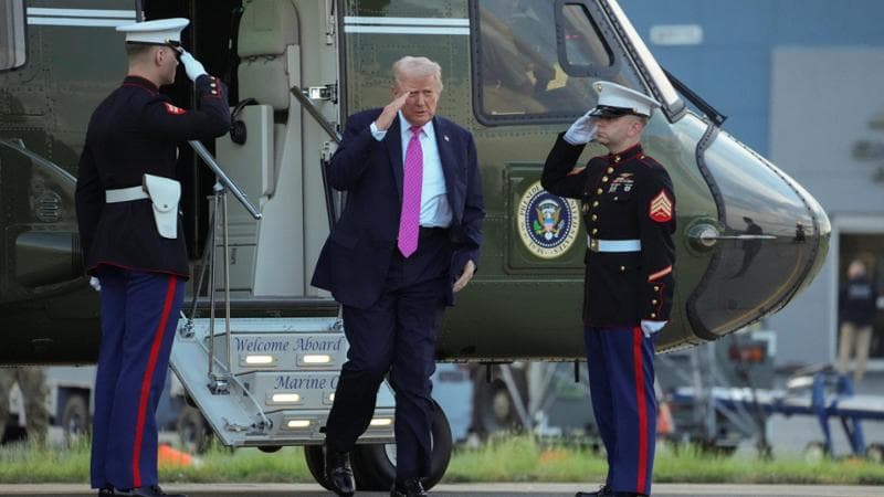 Trump accolto come un re, il Regno Unito cerca di arruolarlo sull’Ucraina