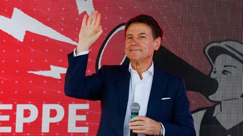 Il&nbsp;presidente del M5S Giuseppe Conte
