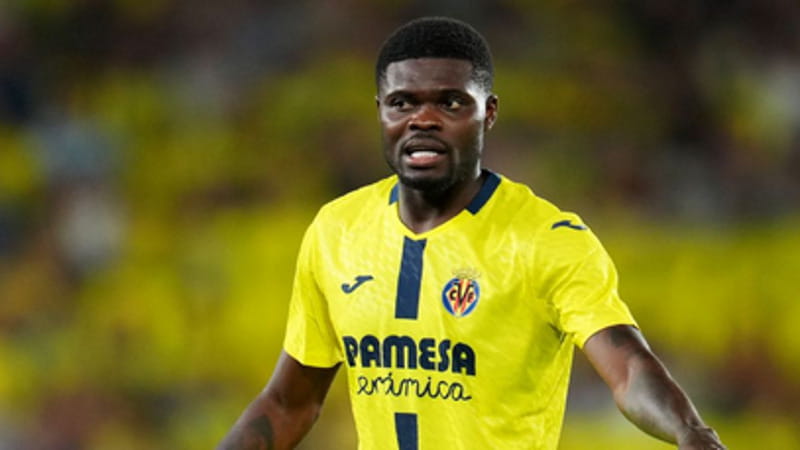 Partey con la maglia del Villareal