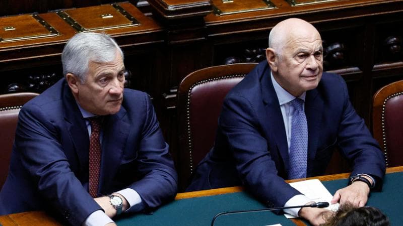 I ministri degli Esteri e della Giustizia, Antonio Tajani e Carlo Nordio