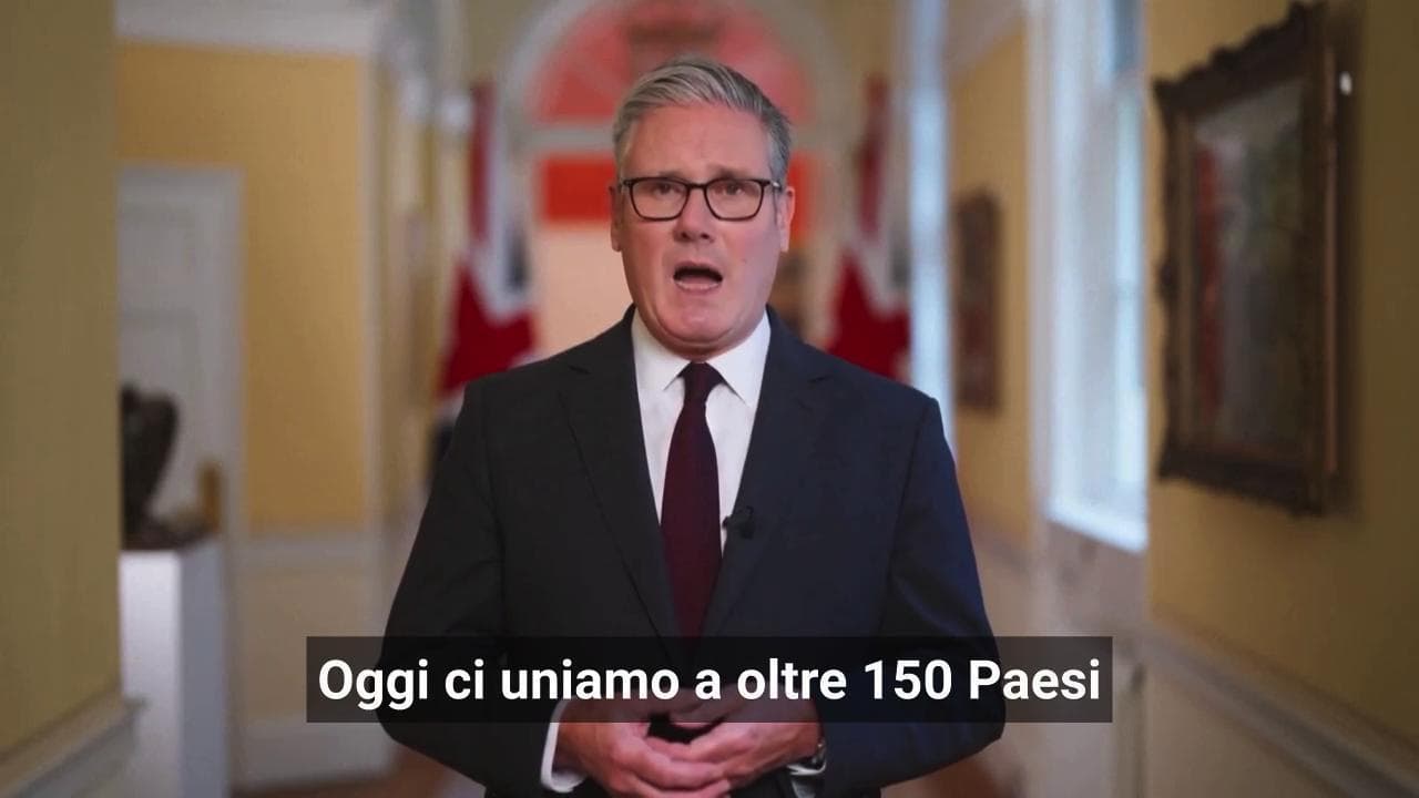 L'annuncio di Starmer: "Oggi il Regno Unito riconosce lo Stato di Palestina"