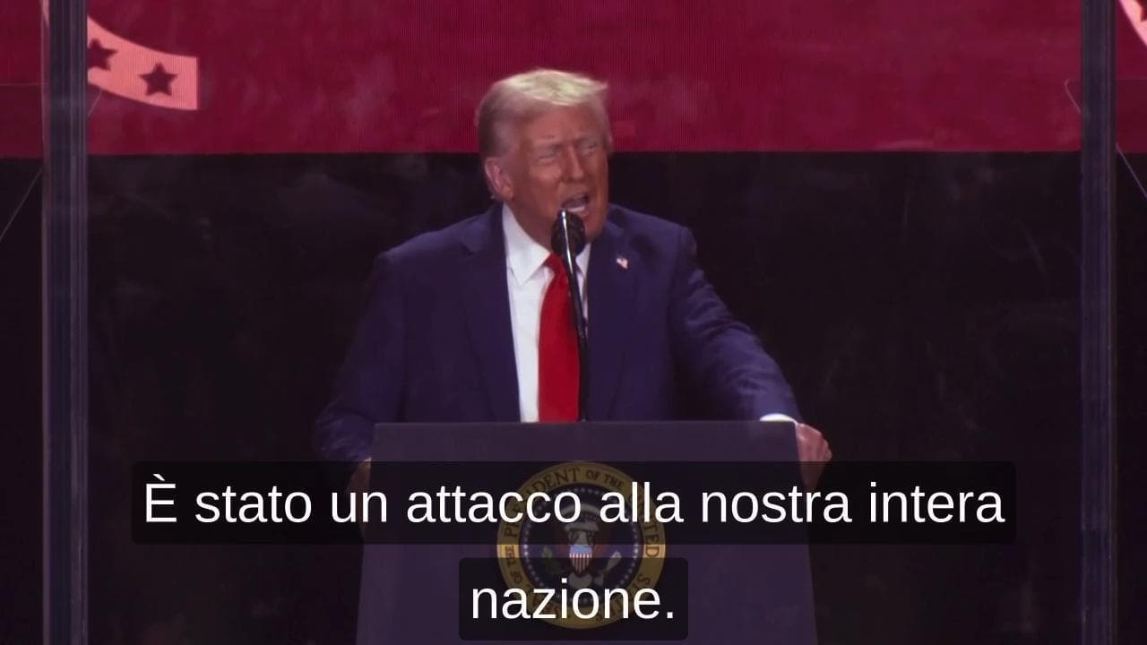 Funerali Kirk, Trump: "L'omicidio di Charlie è stato un attacco contro gli Stati Uniti"