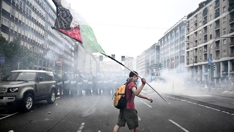 Milano. Manifestazione per Gaza, la tensione &egrave; culminata in stazione

