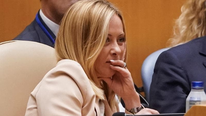 Giorgia Meloni all'assemblea generale dell'Onu
