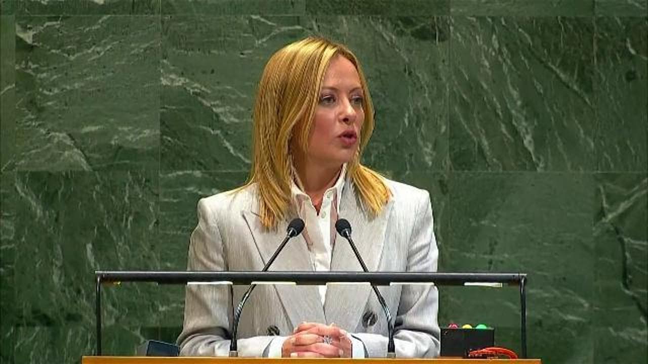Meloni all'Onu: "A Gaza Israele ha superato il limite della proporzionalità"