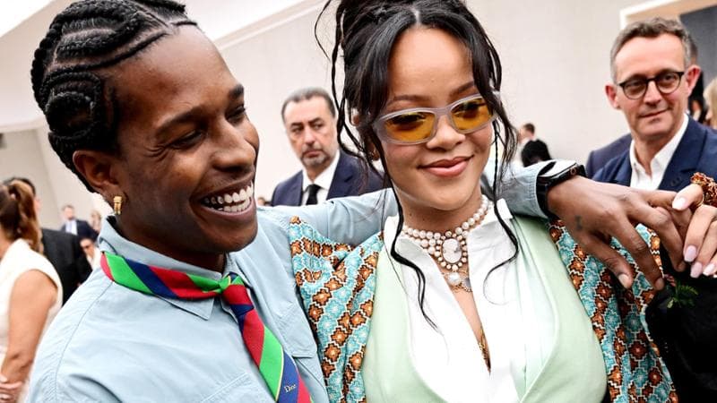 A$AP Rocky e Rihanna&nbsp;
