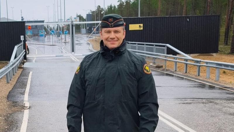 Vesa Arffman, vive a Raja-Jooseppi, il posto di frontiera più a Nord della Finlandia, a oltre novecento chilometri da Helsinki. foto di Gianfranco Nitti