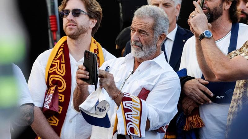 Mel Gibson all'Olimpico