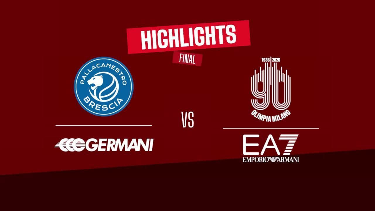Basket Supercoppa, gli highlights di Brescia - Milano