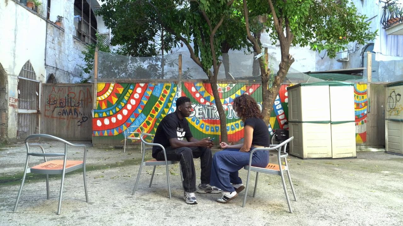 Kebby, giovane lavoratore a Napoli