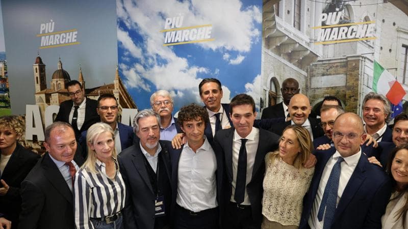 Marche, bis di Acquaroli. FdI primi, crolla la Lega. Meloni: “Il voto ci premia”