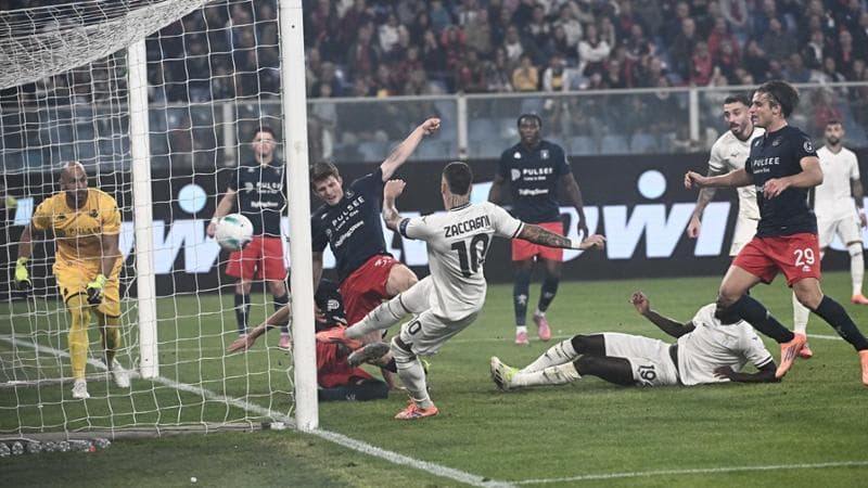 Zaccagni sigla la rete del definitivo 3-0

