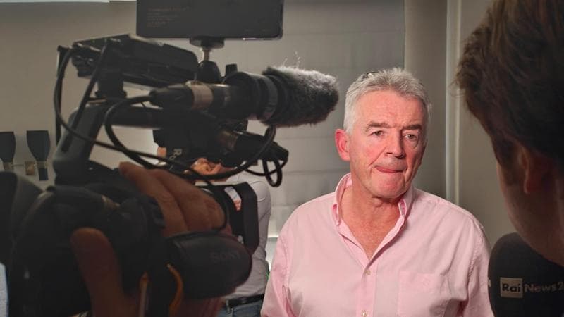 Michael O'Leary, ad del gruppo Ryanair