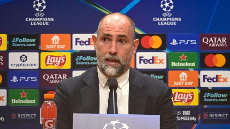 Igor Tudor in conferenza stampa