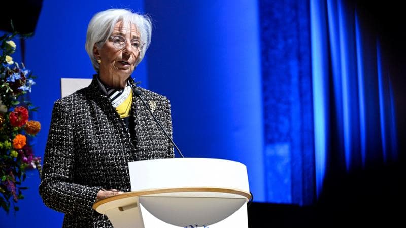 La presidente della Bce Christine Lagarde
